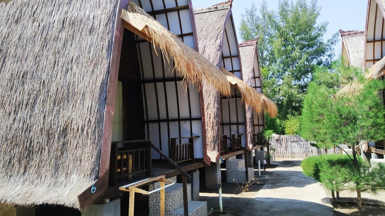 Sunset Beach Bungalow Ilhas Gili Exterior foto